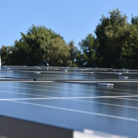 Photovoltaikanlage vom Nahen